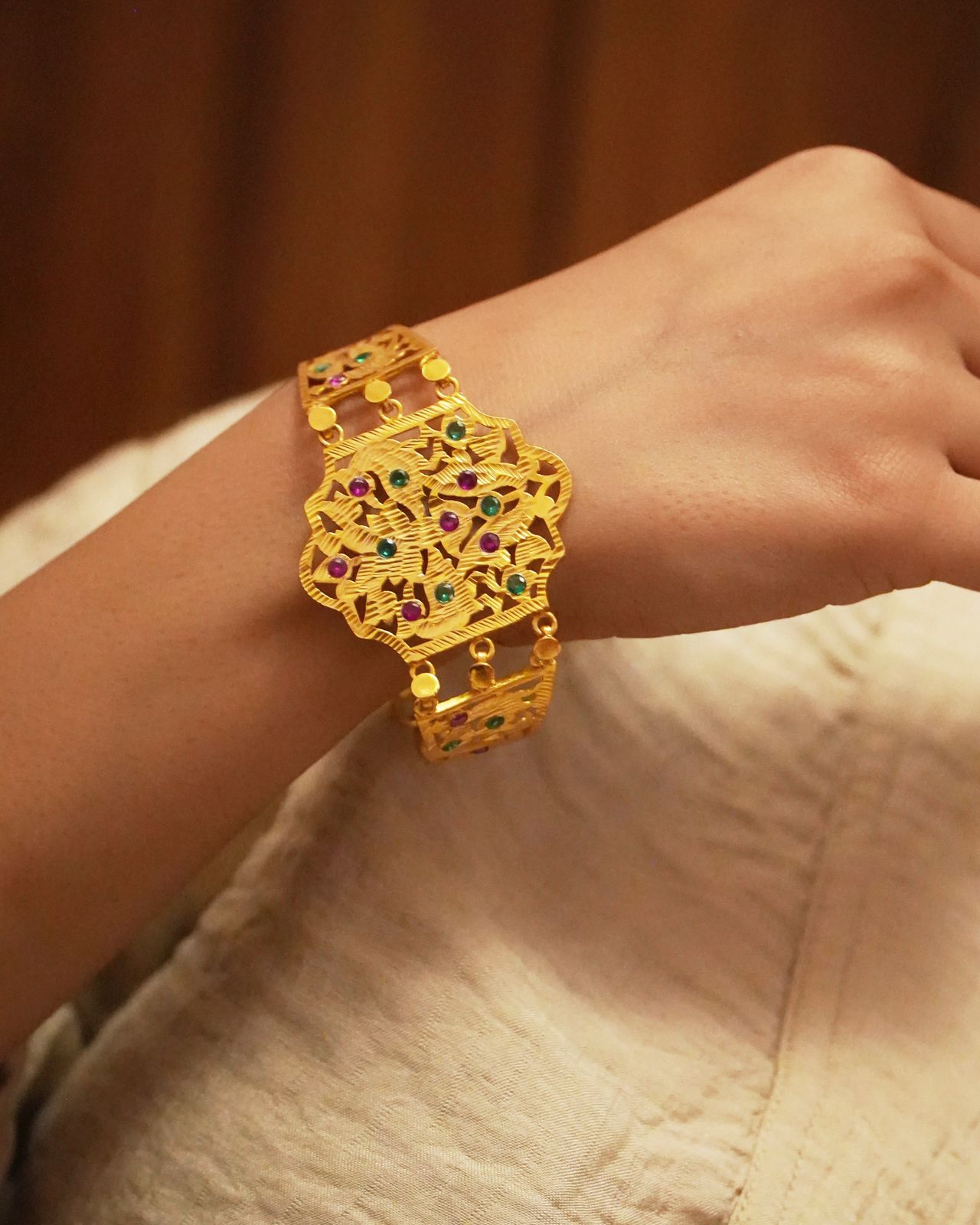 Radhika Bracelet handcrafted