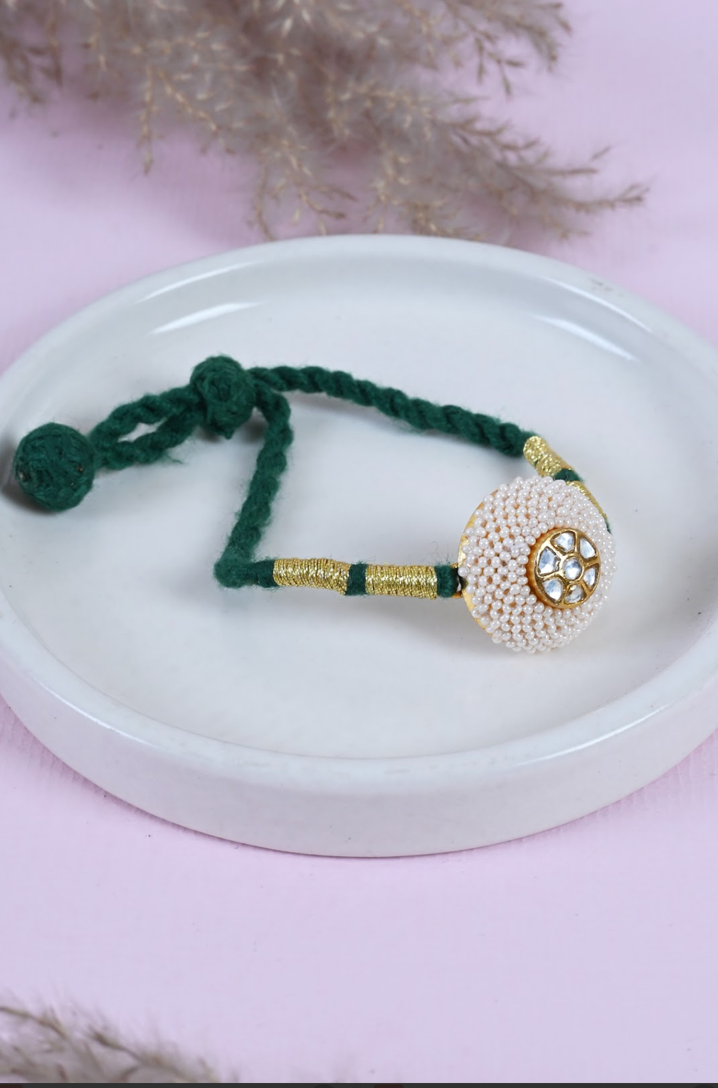 Ponchi Bracelet (green)