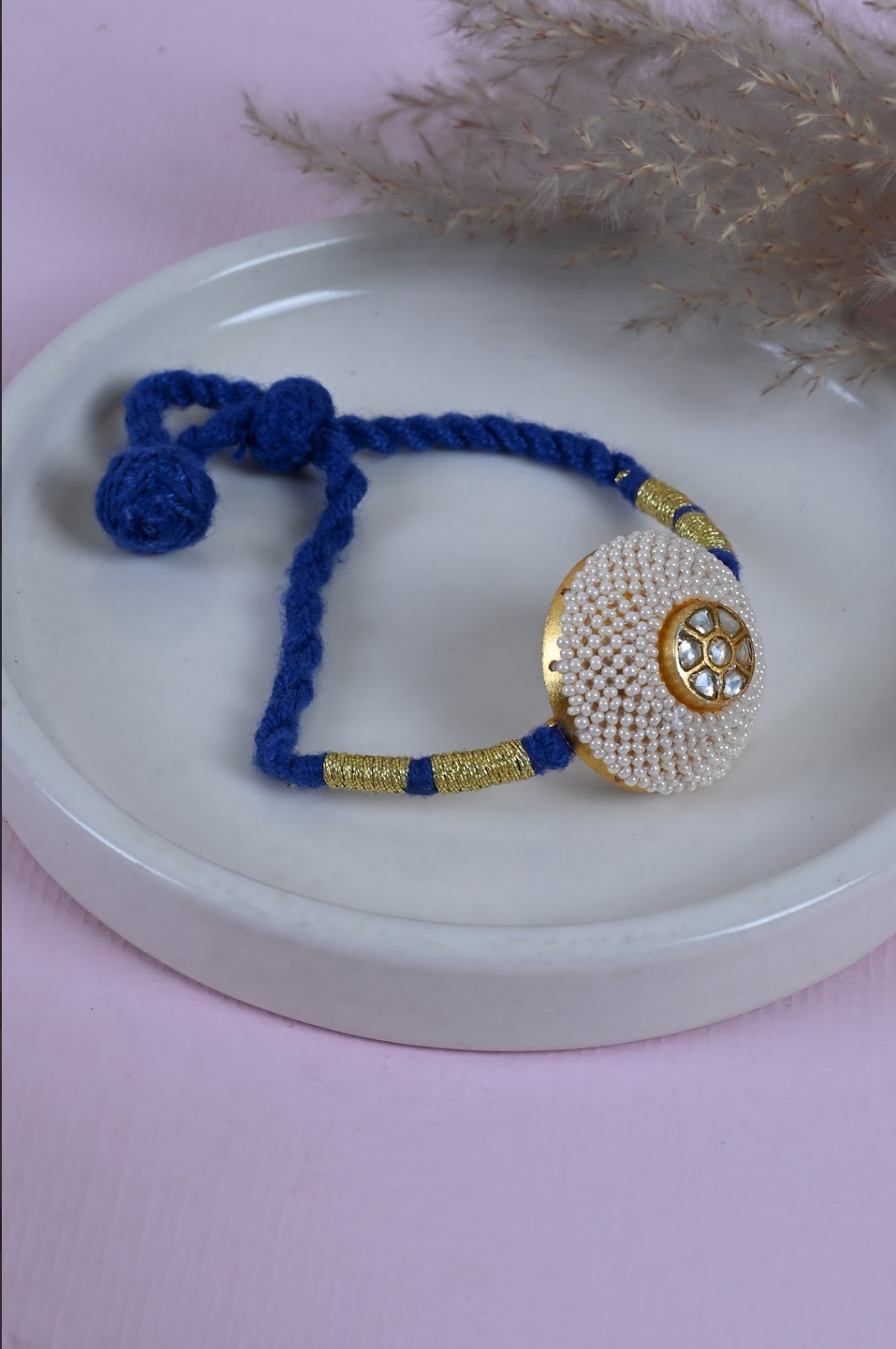 Ponchi Bracelet (blue)