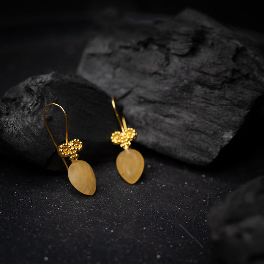 Yellow Aventurine Earrings