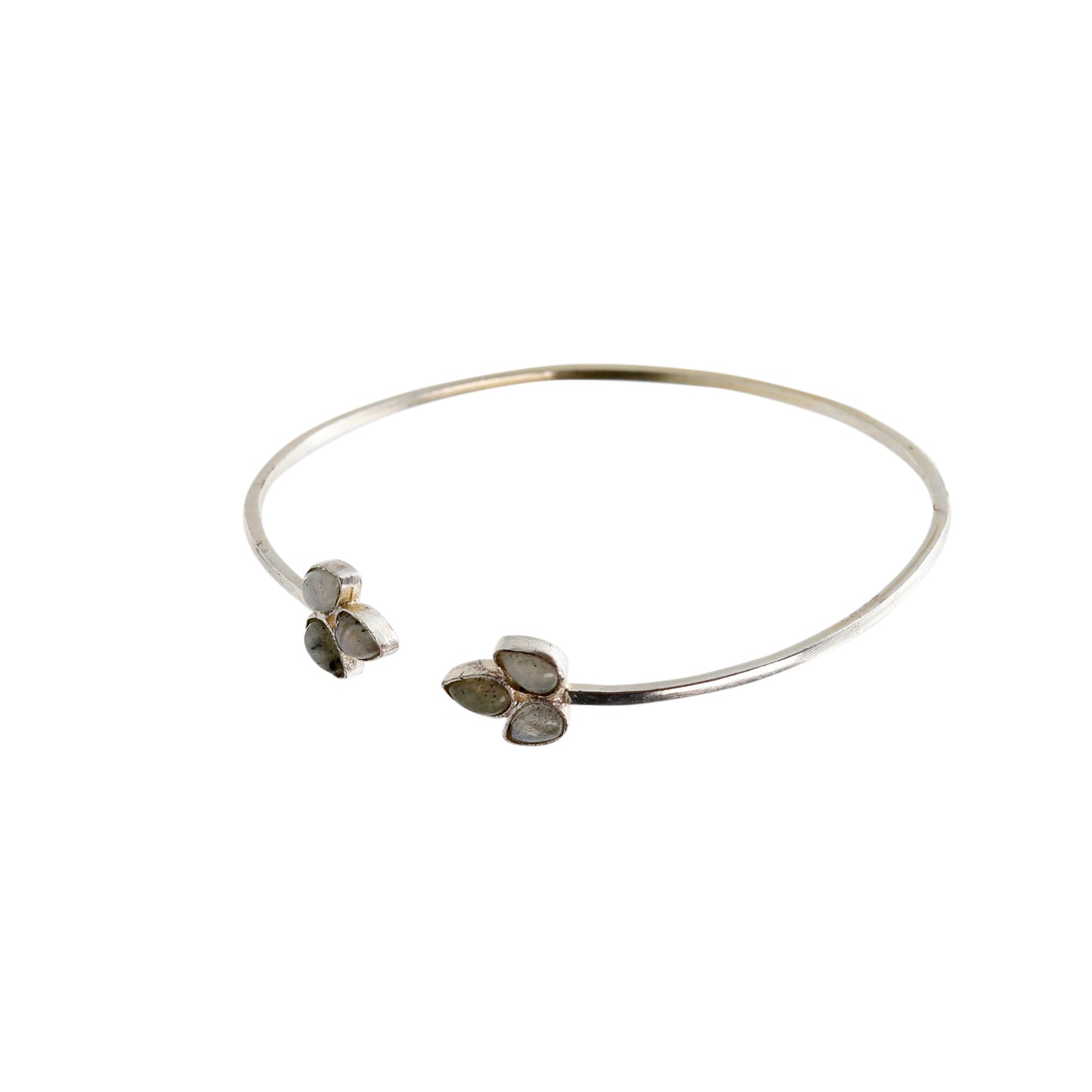 Labradorite Sleek Bangle Bracelet