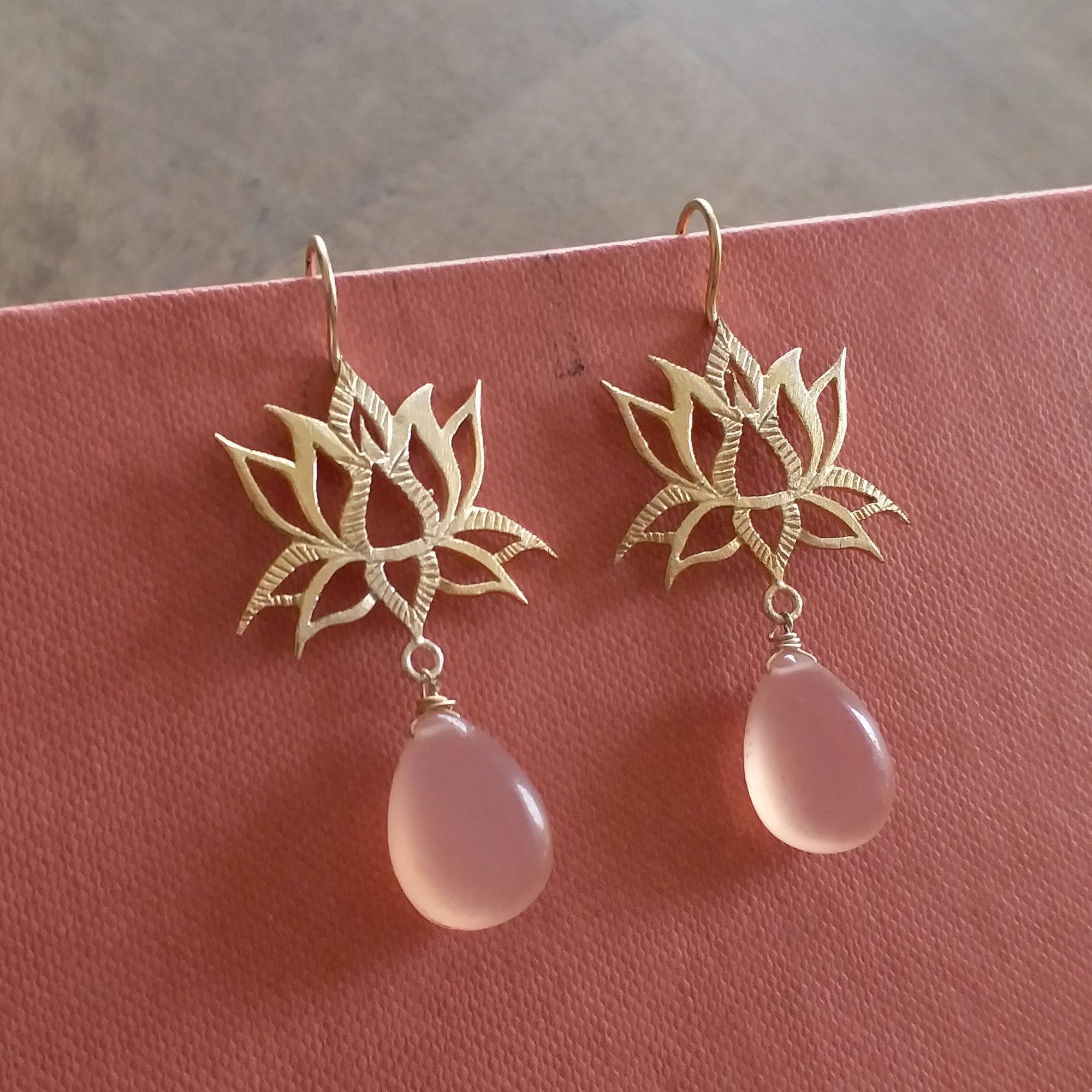 Peora Gold Plated Enamel Pearl Lotus Drop Earrings for Women Traditional  Jewellery for Women