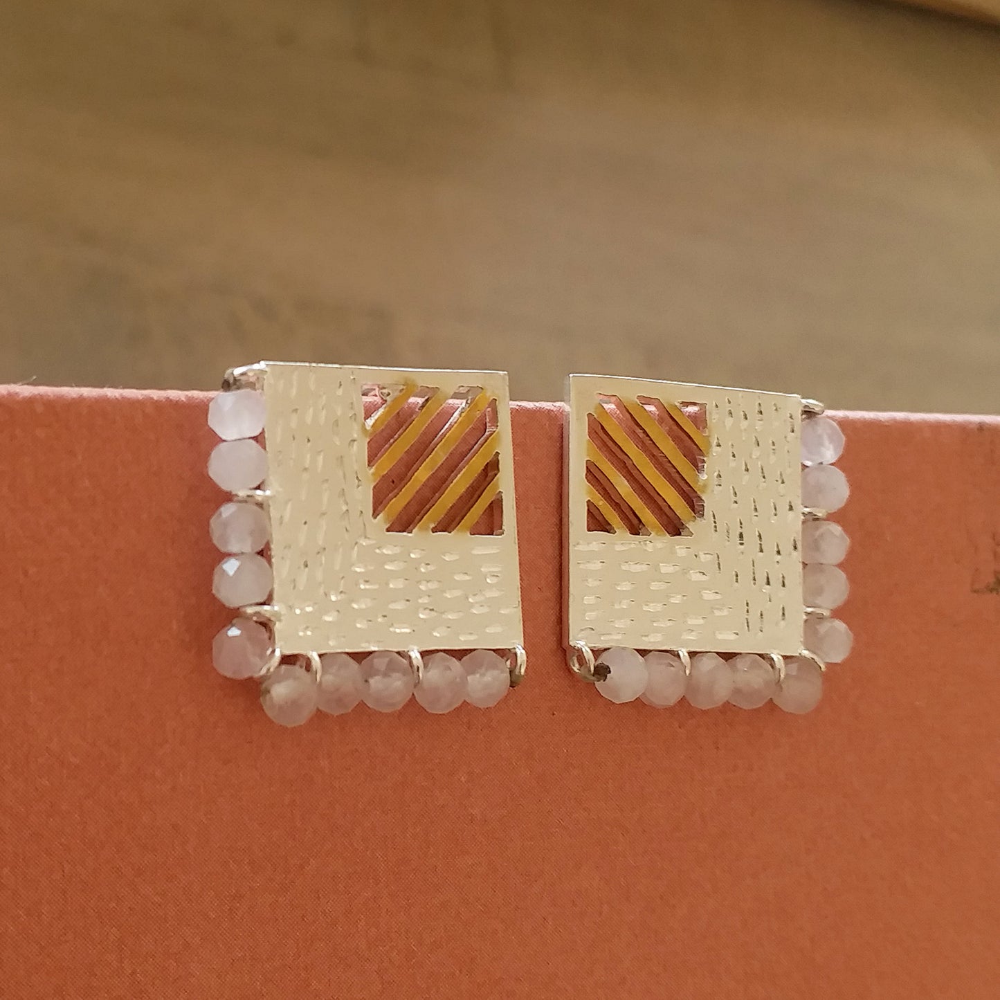 Sterling Silver Square Stud Earrings