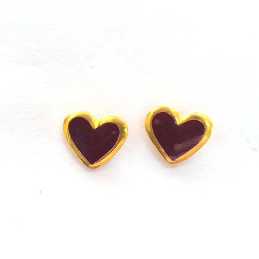 Mini Heart Stud Earrings Valentine Special