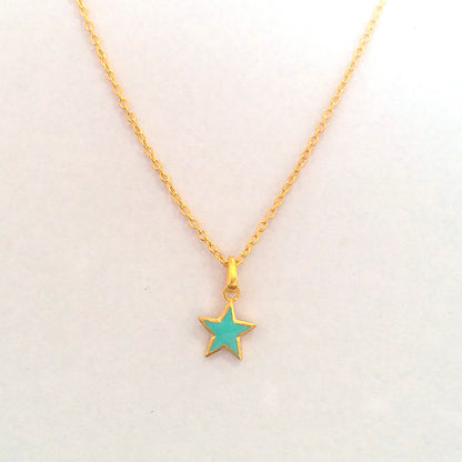 Star Charm Pendant Chain Necklace Jewelry