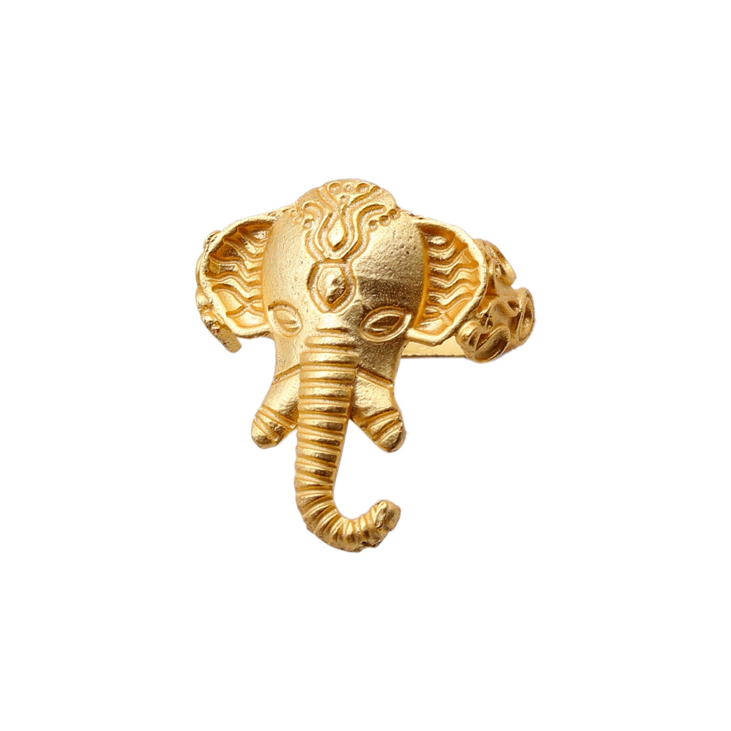Yellow Vermeil Elephant Ring