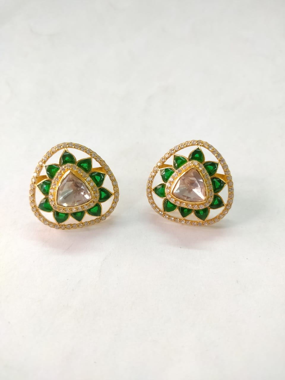 Moissanite Kamal earrings