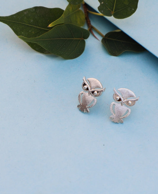 Owl ear studs